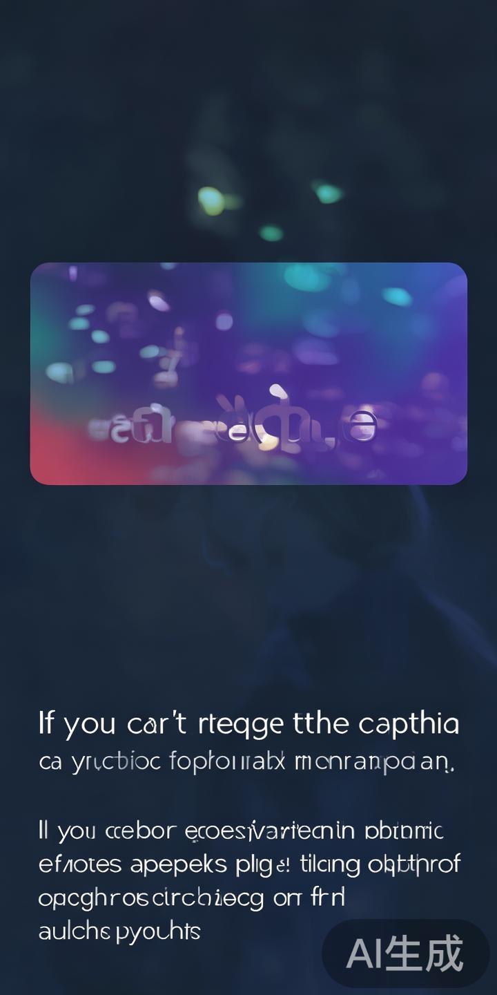 验证码作为安全验证的一部分，如果无法正确识别，可以